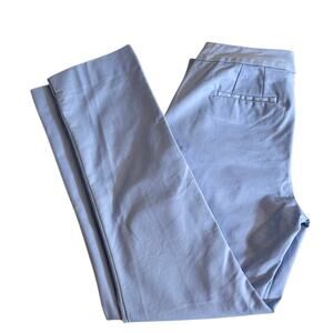 Boden pants light blue Richmond stretch slim leg notched hem ankle  Sz 8